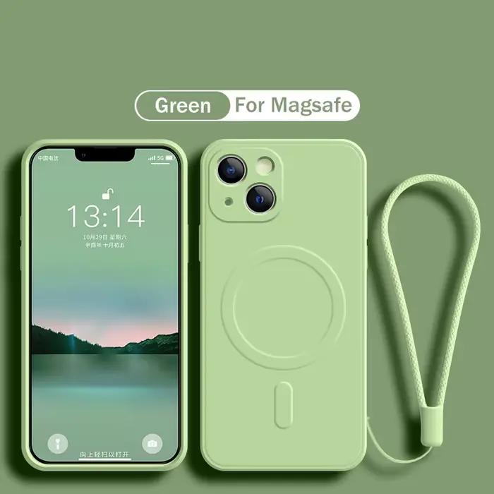 Pour Magsafe étui de Charge magnétique sans fil pour iPhone 16 17 15 14 13 12 11 Pro Max Plus Mini 1