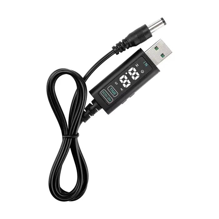 Câble convertisseur USB vers DC 12V 20V, tension réglable avec fonction de mémoire pour Modem optiqu