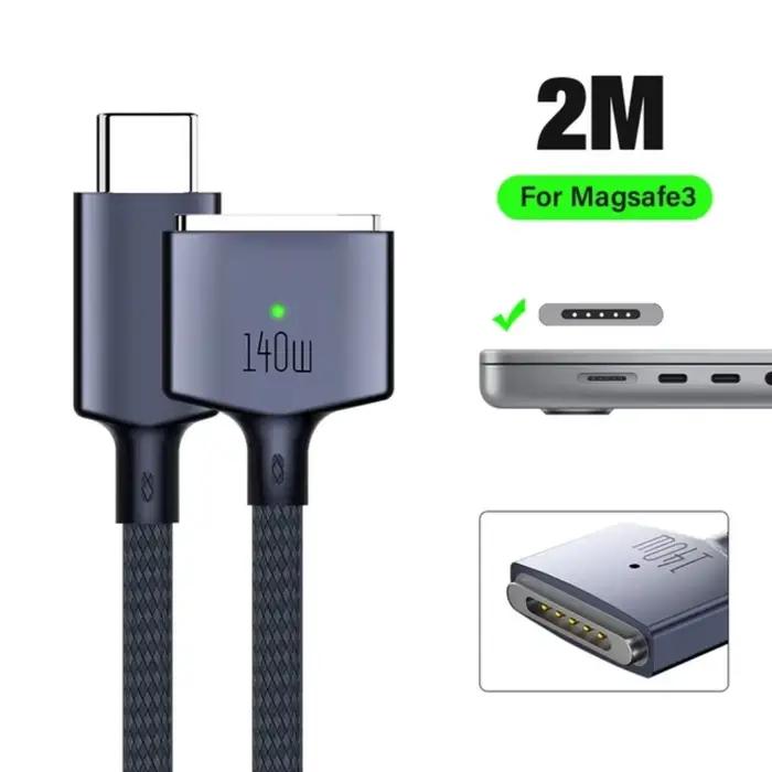 Câble de charge rapide PD 140W type-c vers Magsafe 3 pour MacBook Pro 2023(M2,14/16''),MacBook Air 2