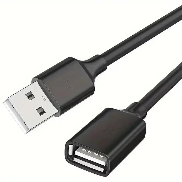 Câble d'extension USB mâle vers femelle, 0.5 m, 3/5 m, 1 m, 2 m, 3.0 m, données, ordinateur portable