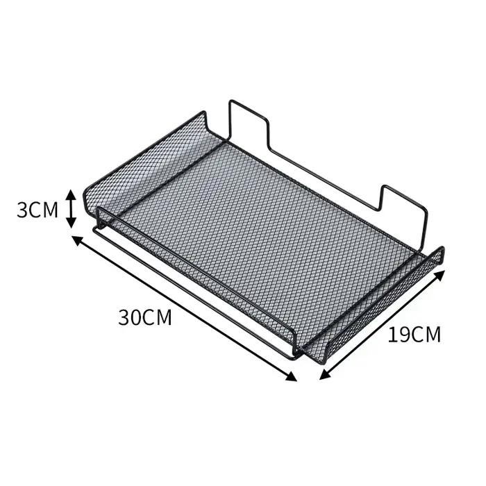 Support de rangement sous table, câble enfichable, outils de stockage de fournitures de bureau, maté