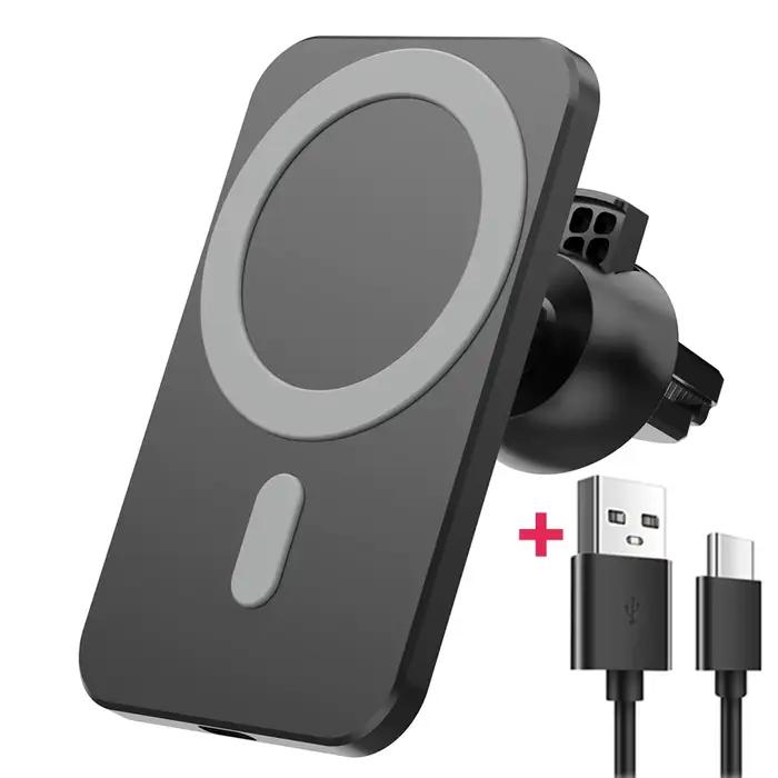 Support de téléphone magnétique pour voiture, chargeur sans fil, pour iPhone 14 13 Pro Max 12, acces