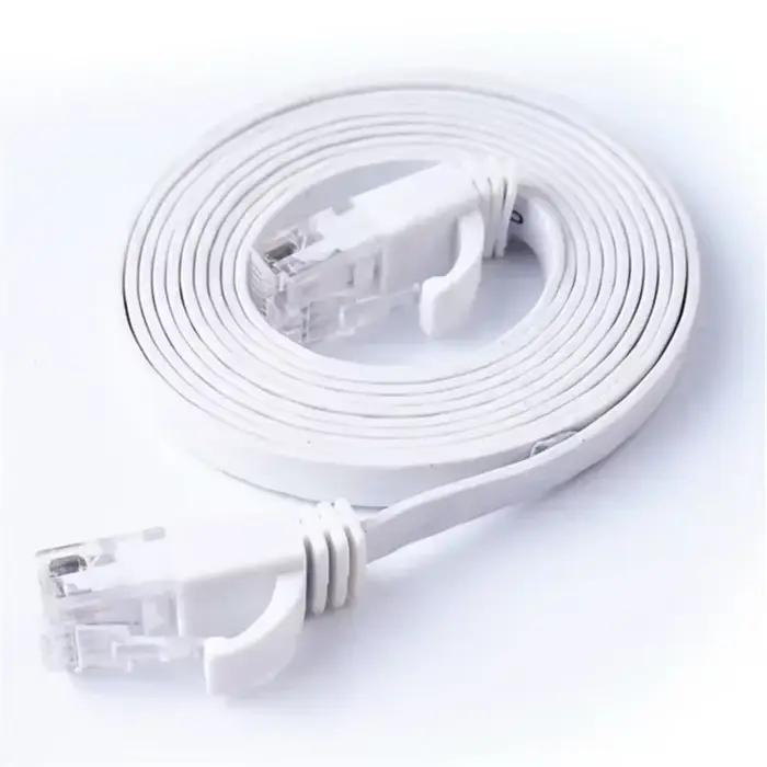 Fil LAN plat RJ45 Cat 6 pour réseau Ethernet, 10 mètres, 15m, 20m, 30m, 1m, 2m, 3m, 5m, 10Gbps