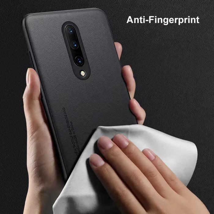 Étui de luxe en cuir PU pour OnePlus 7 8 7T Pro, Coque arrière de Protection en Silicone pour OnePlu