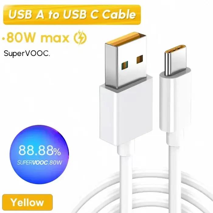 Câble OPPO d'origine Usb Type C Super Vooc chargeur de charge rapide fil OPPO trouver X5 X6 X3 Pro N