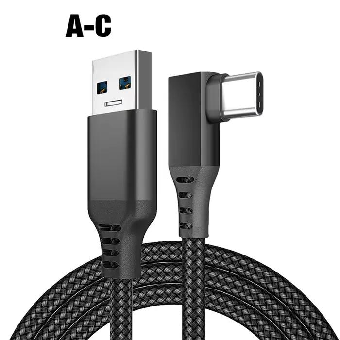 Câble de chargement de ligne de données 3M 5M 6M pour Meta Quest 3 2 Pico4 3.0 câble USB Type C tran