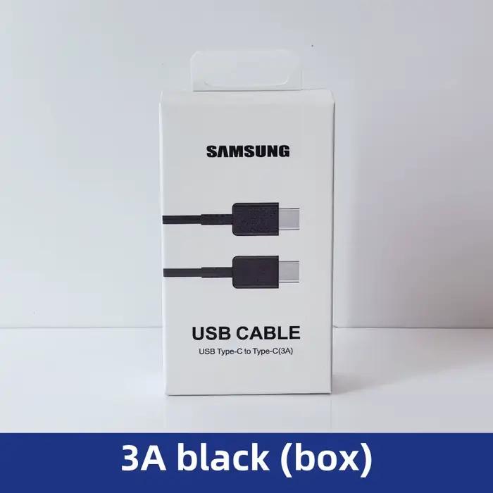 Samsung 3A câble Type C Original Pd Usb C 25w charge Super rapide pour Galaxy S23 S22 5G S21 Plus S2
