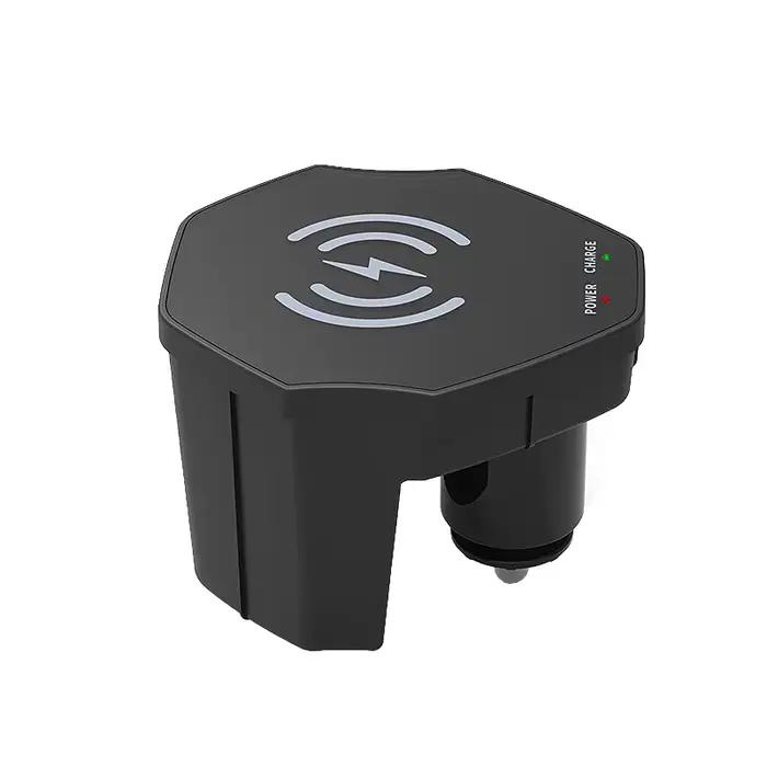 Chargeur sans fil pour voiture Audi, allume-cigare Laguna, téléphone portable QI, charge rapide, 15W