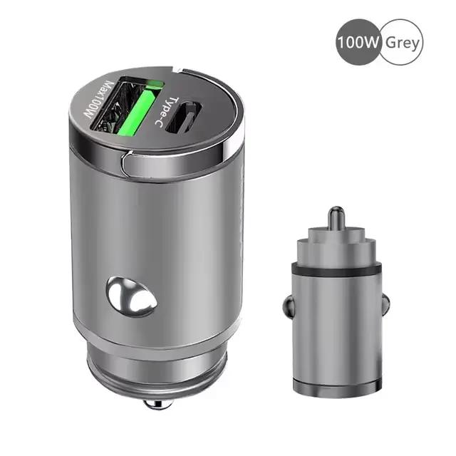 Briquet de chargeur de voiture USB 100W PD, charge rapide pour iPhone QC3.0 USB Type C, adaptateur d