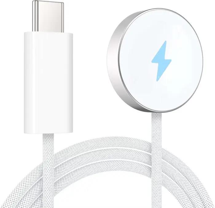 Cordon de chargeur USB C Compatible pour Apple Watch câble de chargement de montre magnétique Compat