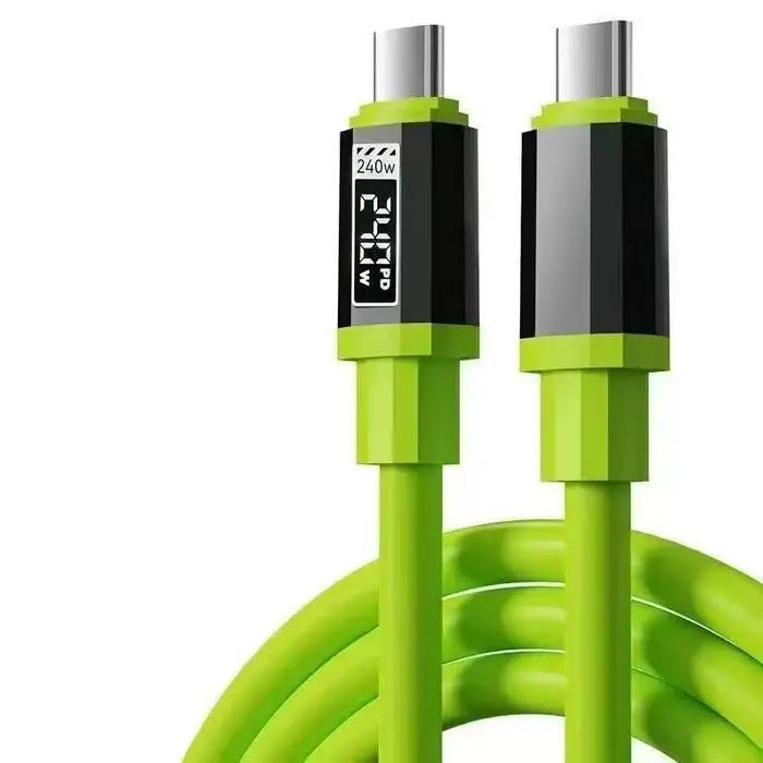 Câble USB type-c vers type-c de charge rapide PD 240 W pour Huawei, Xiaomi, Samsung, OPPO, VIVO