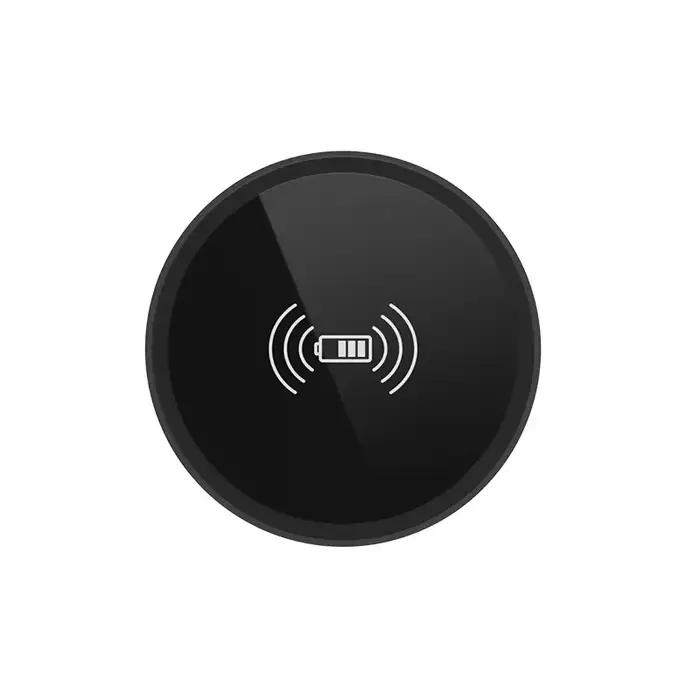 Chargeur sans fil intégré 15W, Base de charge inductive rapide pour téléphone iPhone 16 15 14 13 12 