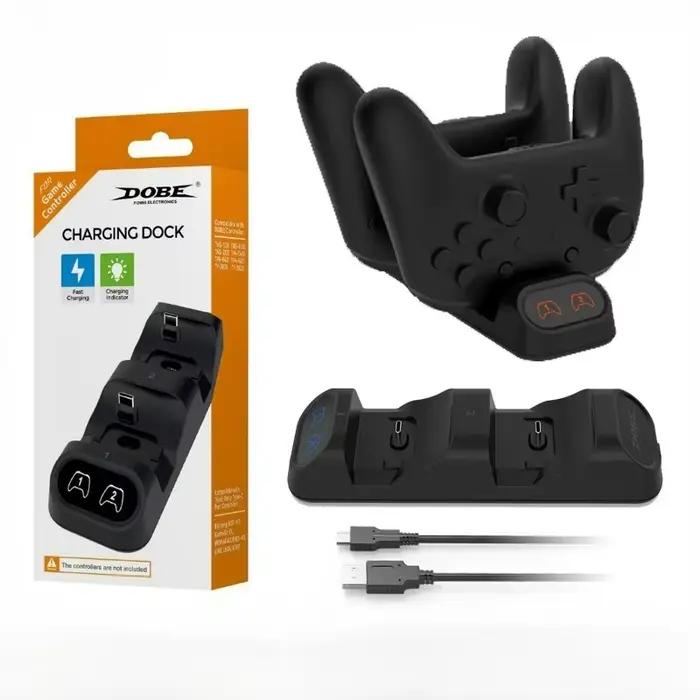 Station de charge pour manettes Switch Pro avec indicateur de charge, station de charge pour manette