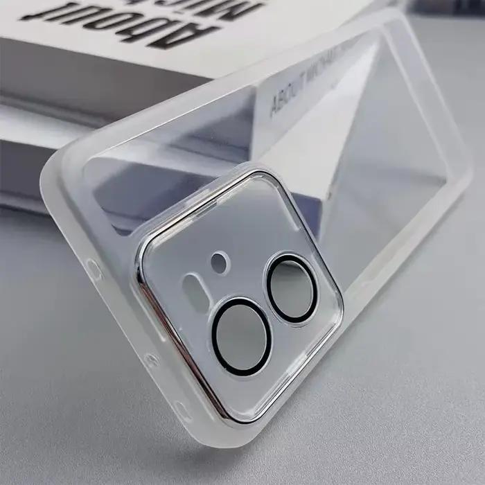 Coque de téléphone de luxe avec Film d'objectif, étui arrière en Silicone souple pour Xiaomi 13 13T 