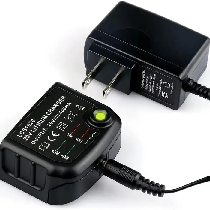 Chargeur de batterie Li-ion LCS1620 pour Black & Decker 10.8V 14.4V 20V modèle LBXR20 LB20 LBX20 LBX
