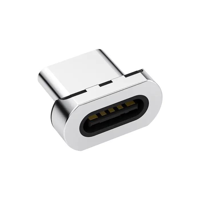 Câble de charge magnétique USB C 1,2 m 100 W Type C vers Type C, câbles en nylon tressé, transfert d