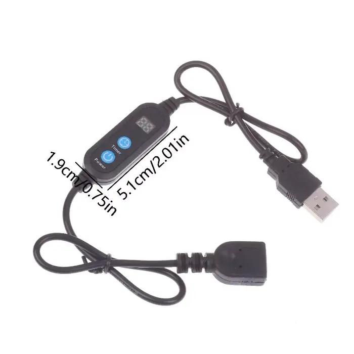 Câble de minuterie USB, contrôleur numérique à coupure automatique pour bandes LED ou moteurs de ven
