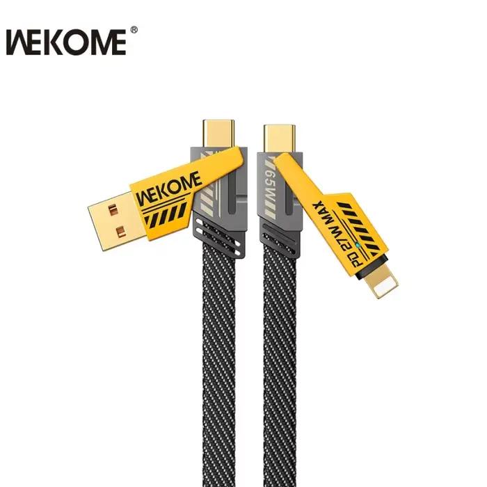 WEKOME Câble de données multifonction quatre en un adapté au charger de divers modèles de téléphones