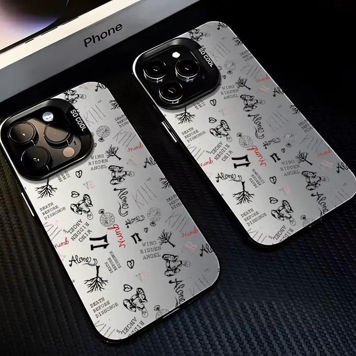 XXcountentacion Tattoos Phone Case, Anti Fall, 256 Back Cover, Populaire, iPhone 16, 15, 14, 13, 12,