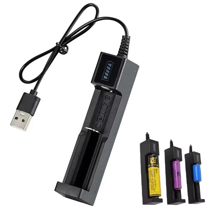 Adaptateur de chargeur USB universel à 1 emplacement pour batterie