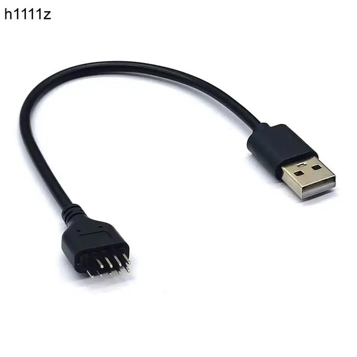 Nouveau connecteur USB câble d'extension USB USB2.0 à 9 broches