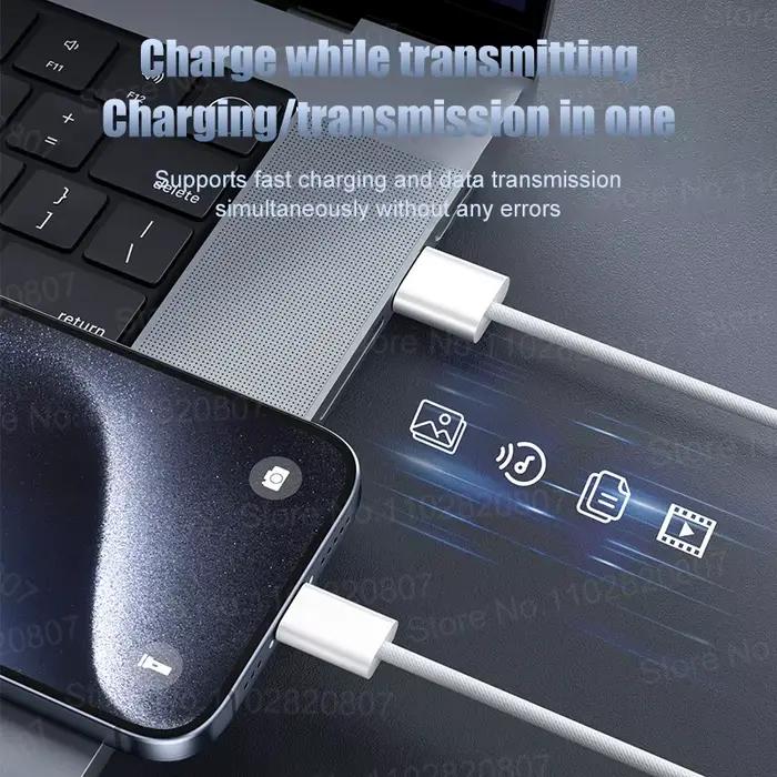 Câble USB 35W pour Apple iPhone 17 Air 16 15 Pro Max 15 Plus