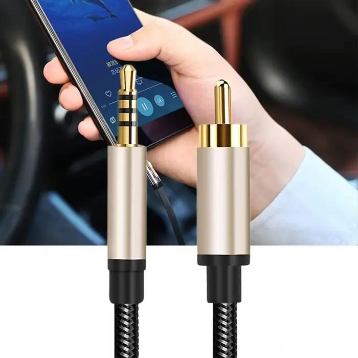 Câble Audio Coaxial Numérique Plaqué Or pour Barre de Son HDTV