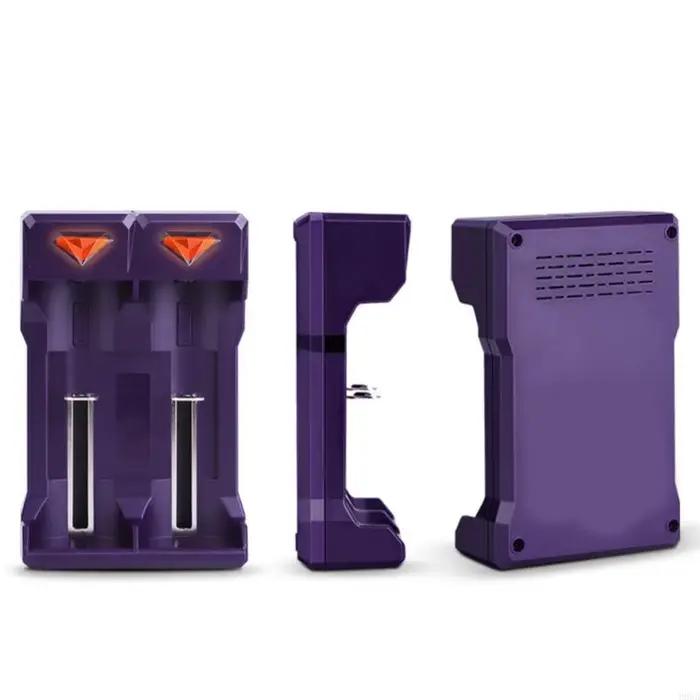 Chargeur de batterie USB compact pour piles rechargeables 2A/3A