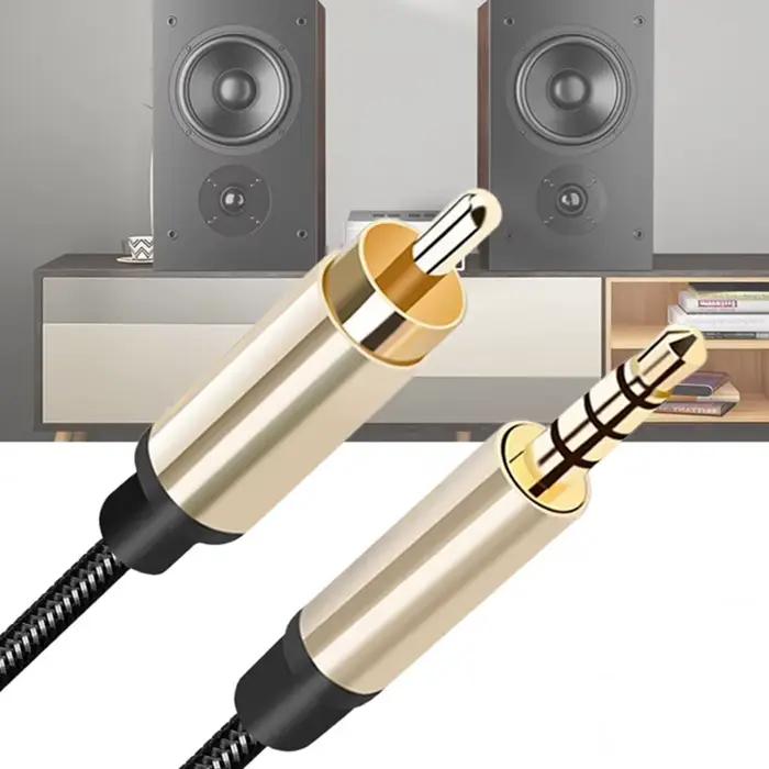 Câble Audio Coaxial Numérique Plaqué Or pour Barre de Son HDTV