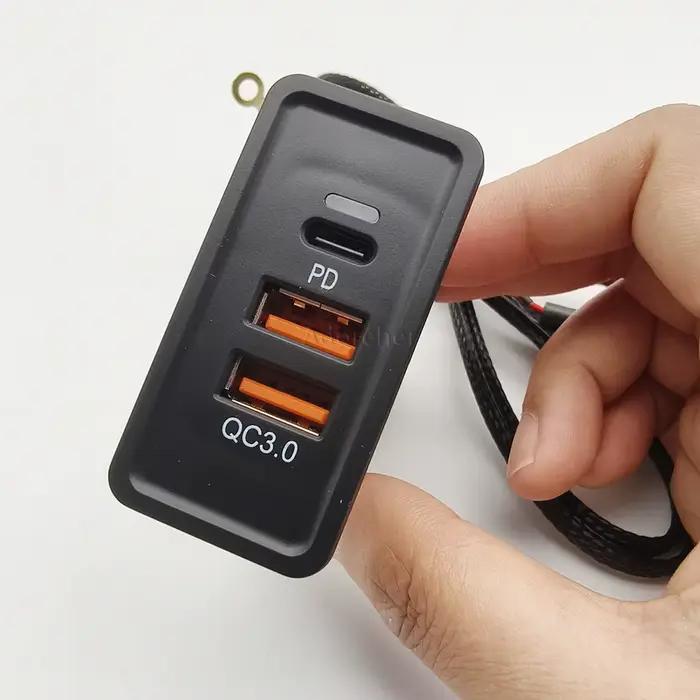 Adaptateur de chargeur de téléphone rapide USB QC3.0 pour voiture