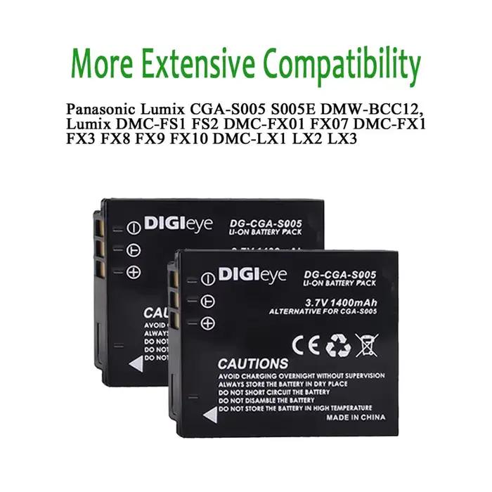 Kit batterie/chargeur CGA-S005 S005E