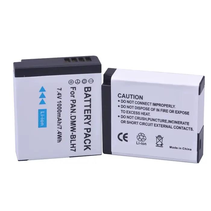 Caméra Batterie DMW-BLH7 BLH7 DMW-BLH7PP DMW-BLH7E Chargeur pour Panasonic Lumix DMC-GM5 DMC-GF7 DMC-GF8 GF9 LX10 LX15 Caméras