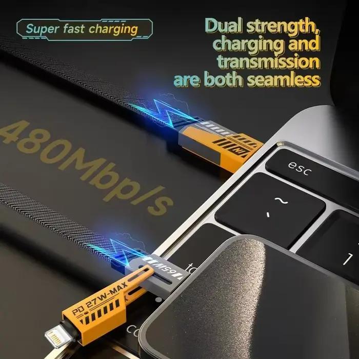 Mecha – câble de Charge rapide 4 en 1