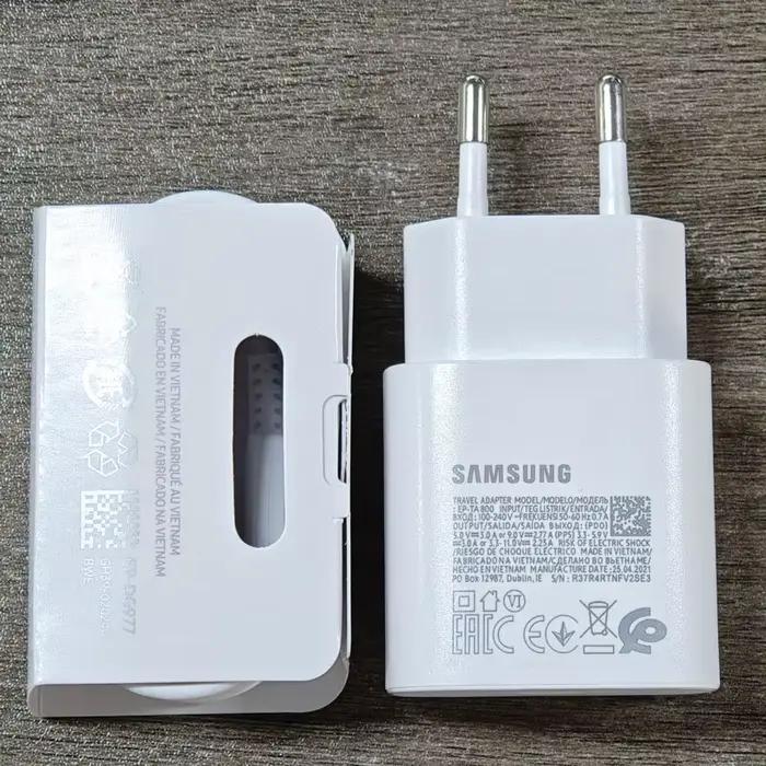 Chargeur Super Rapide Samsung 25W pour Galaxy Z Flip Fold Compatible avec S24 S23 S22 S21 A17 A16 A26 A36 A56 Occasions Spéciales