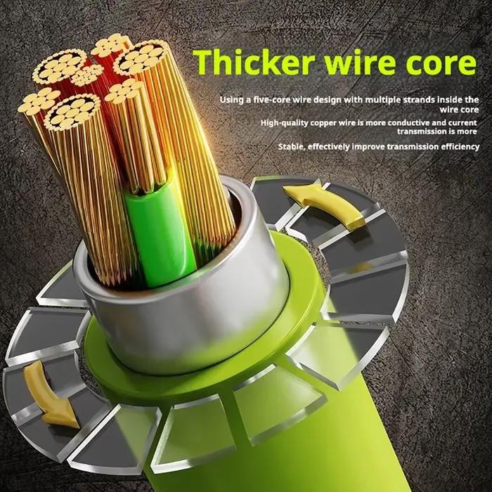 Câble de charge USB Type-C rapide et haut débit pour téléphone mobile, lecteur MP3/MP4, ordinateur et appareils intelligents - disponible en plusieurs couleurs et longueurs