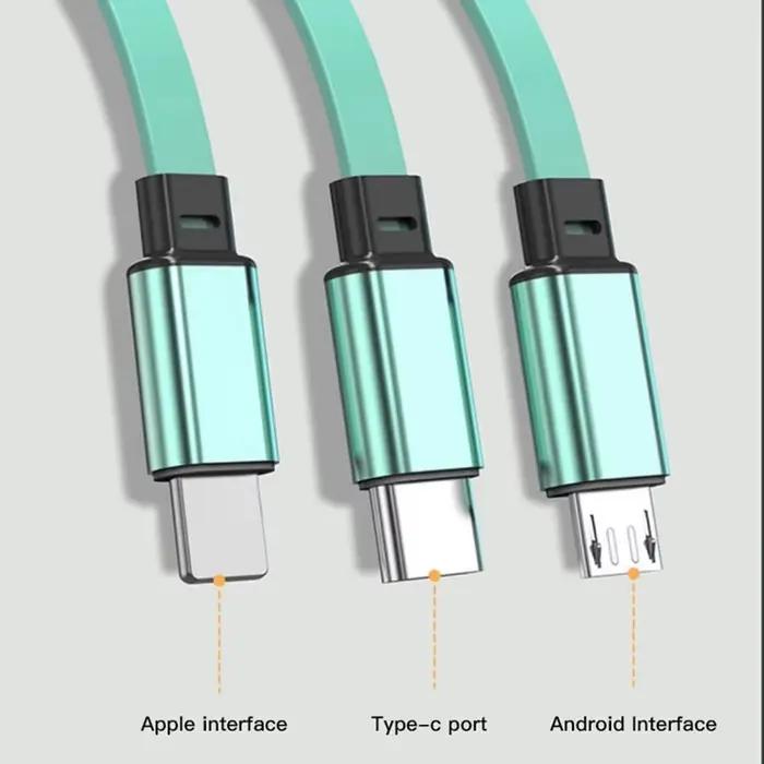 Câble de données de charge rapide pour voiture intérieure multifonctionnel pour Hyundai IONIQ Sonata Elantra Grandeur i20 i10 SantaFe i30 en plusieurs couleurs