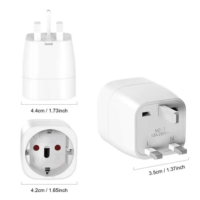Lot de 2 adaptateurs de voyage