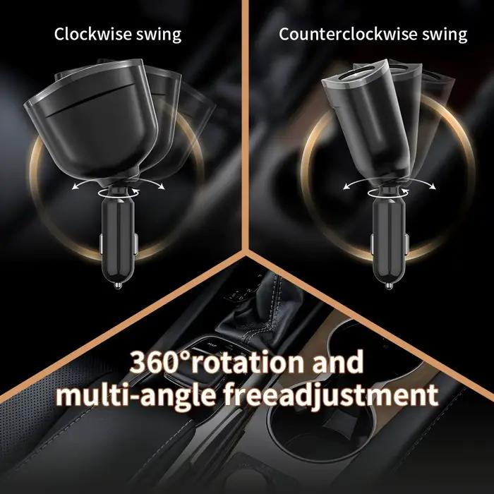 Adaptateur de chargeur de voiture à 3 Ports