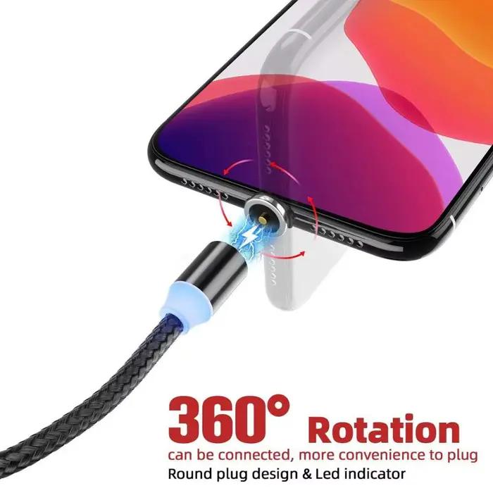 Câble magnétique de Type C Micro USB