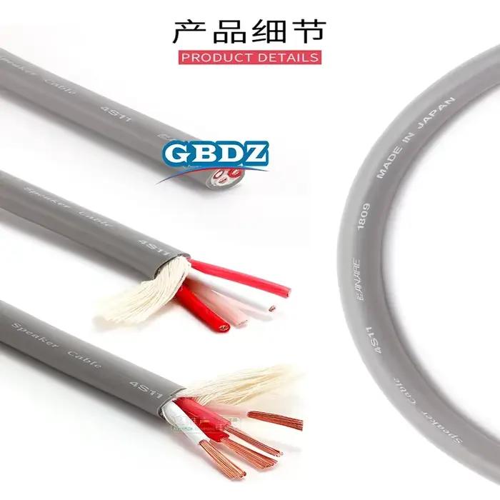 CANARE câble de haut-parleur fil à 4 cœurs 4S11 4 × 2.18 mm2