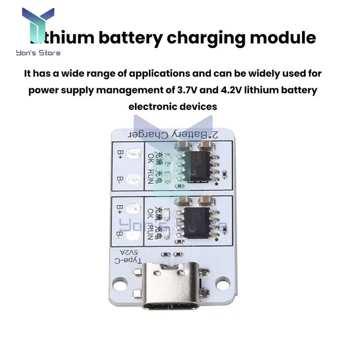 Module de charge de batterie au lithium 1S 1A Li-ion Lipo Ternary