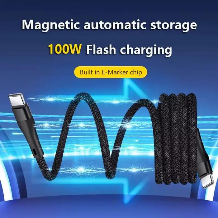 Câble de charge rapide magnétique USB-C vers