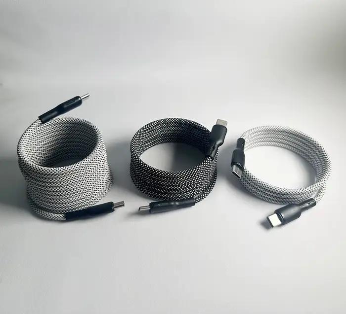 Câble magnétique USB Type C vers C 100W 60W