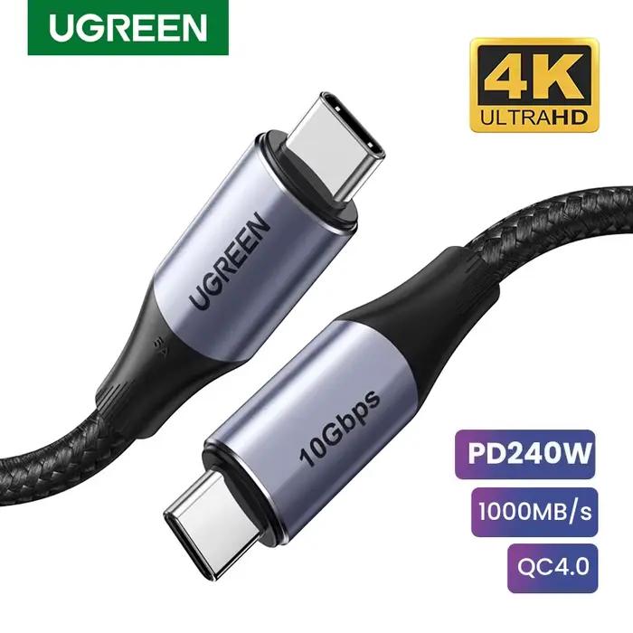 UGREEN 240W USB 3.2 Type C câble Gen 2 USB C vers USB C