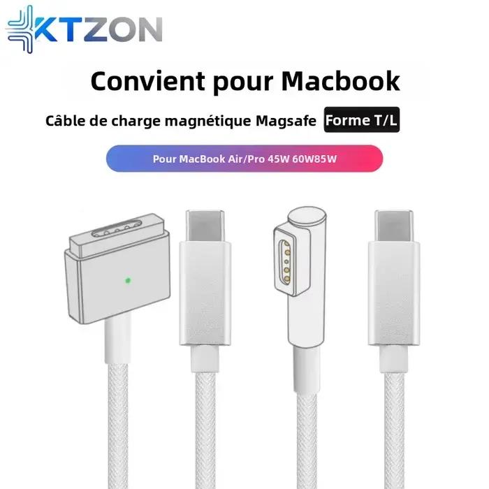 Câble de chargement magnétique sécurisé pour MacBook