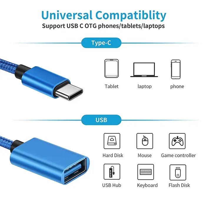 Adaptateur de Câble USB à Type C OTG