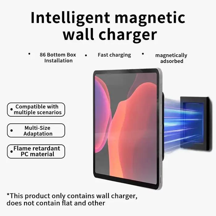 Chargeur de tablette sans fil mural