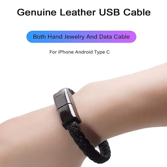 Bracelet USB-C câble de Charge 22.5cm