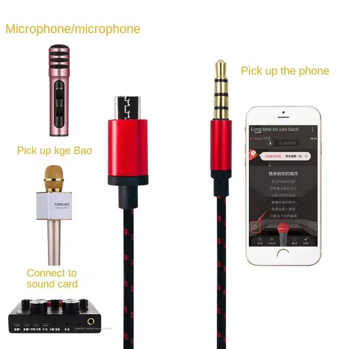 Connecteur de prise micro Usb au câble audio 3