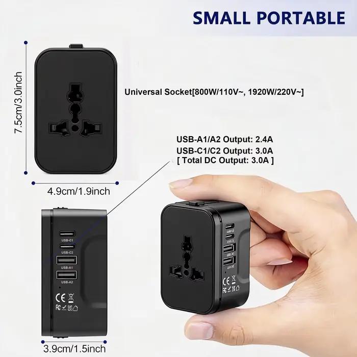 Chargeur de voyage 5 en 1